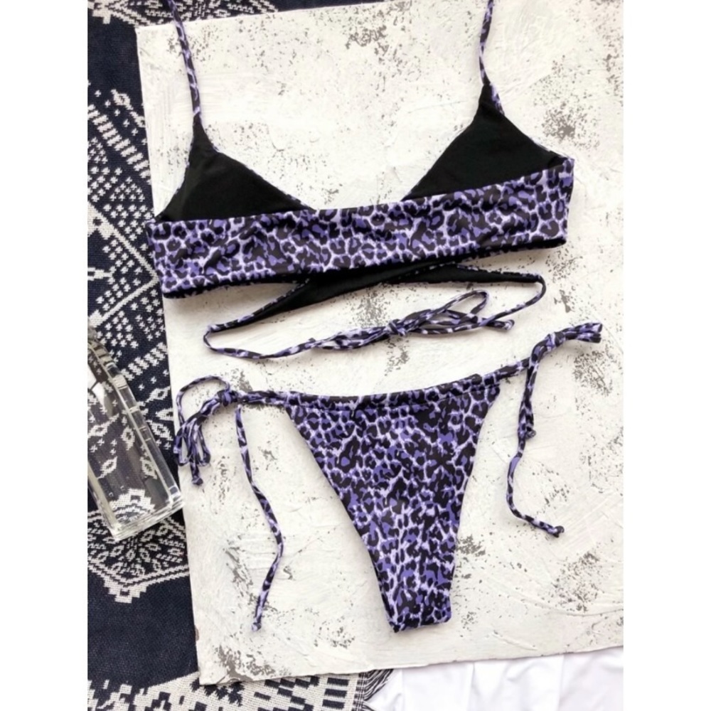 Leopard wrap bikini - Picture 3 of 4